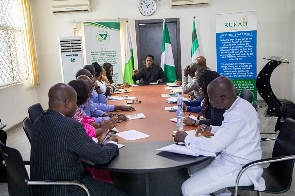 The team embarked on a pre-election solidarity mission to Nigeria ahead of the election