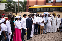 Apostle Samuel Frimpong, Rev. Christopher Kwabena Narh and other church leaders