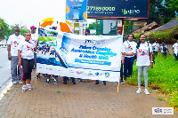 A cross-section of participants at the health walk