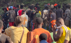 The dispute follows a press release by the company describing demonstrators as “galamseyers”