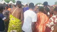 Some Ghanaians at the Hogbetsotso  festival