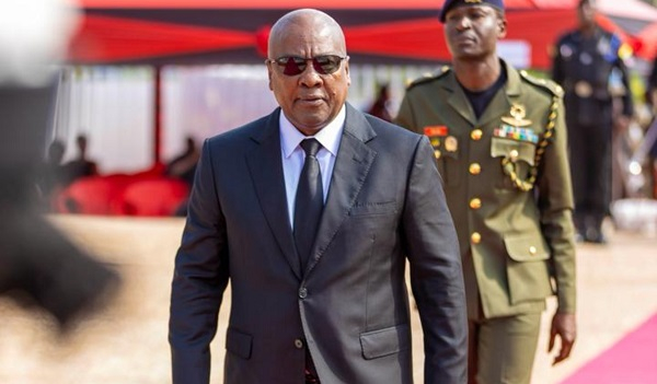 John Dramani Mahama is the President of Ghana