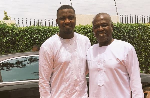 Ayawaso West Wuogon MP-elect John Dumelo and his late father John William Kudzo Anato-Dumelo