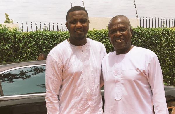 Ayawaso West Wuogon MP-elect John Dumelo and his late father John William Kudzo Anato-Dumelo