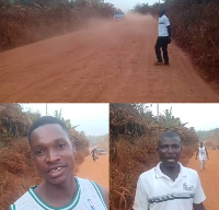 The current state of the Manfo road