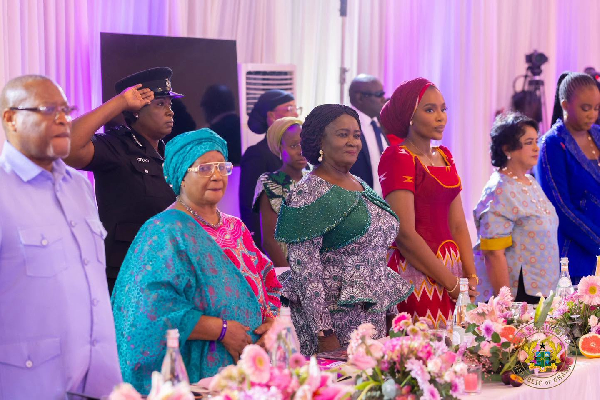 The Vice President among some dignitaries at the event