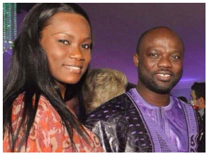 Widow, Ivy Heward-Mills with the late Joseph Kofi Kyeretwie Boakye Danquah Adu