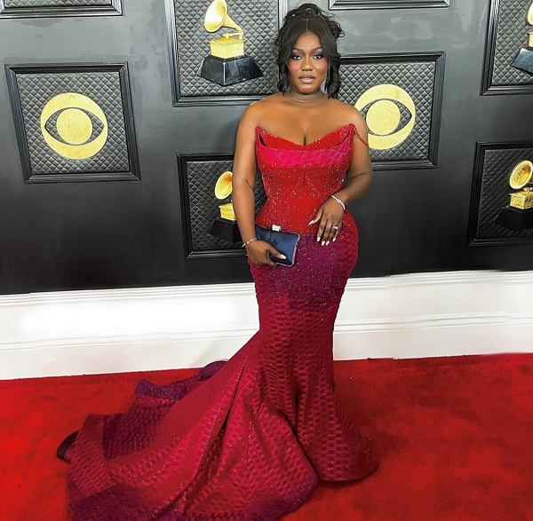 Dentaa Amoateng at the 65th Grammys awards