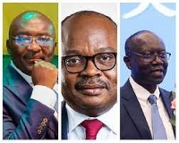 (L-R) Dr Bawumia says Dr Addisson was in charge of monetary policy and Ofori-Atta fiscial policy