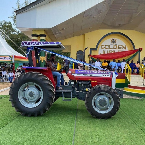 Stanbic Bank donates a Massey Ferguson MF 375 tractor to the Ministry of Food and Agriculture
