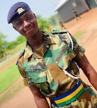 The soldier allegedly killed at Ashaiman