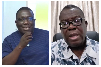 Photo collage of Nana Yaw Fianko (L) and Angel Carbonu (R)