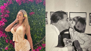 Ane Puskás and her great-grandfather