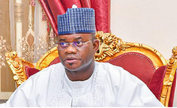 The governor of Nigeria's central Kogi state, Yahaya Bello