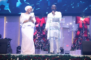 The Vice President, Dr. Mahamudu Bawumia and wife Samira Bawumia