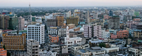 Dar es Salaam is the largest city and financial hub of Tanzania