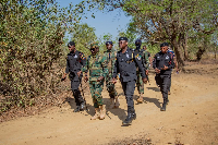 Police and military officers conducted operation in the Upper West Region