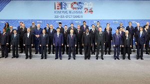 Some world leaders in a group photograph