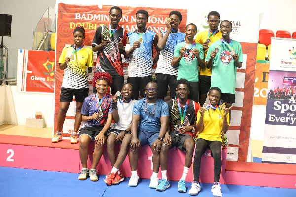 Some of the athletes who excelled in the 2025 National Badminton Tournament