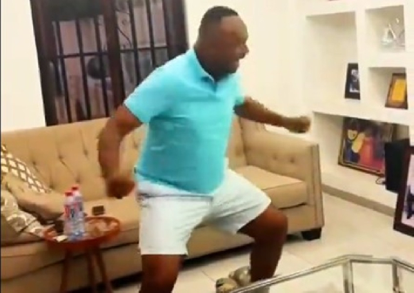 Old Tafo MP Ekow Assafuah celebrated Man United's win over Arsenal