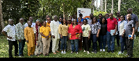 Attendees of the 5th annual mediation expedition in a group photo