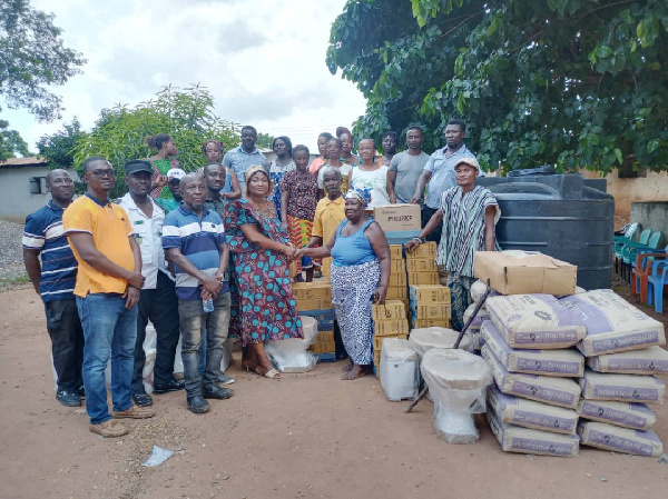 The MCE for Ga South commeded the chief and elders of Klokoto for their determination