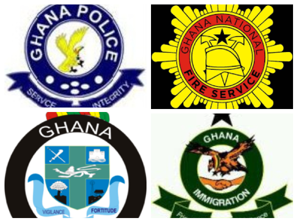 Logo of the four security services