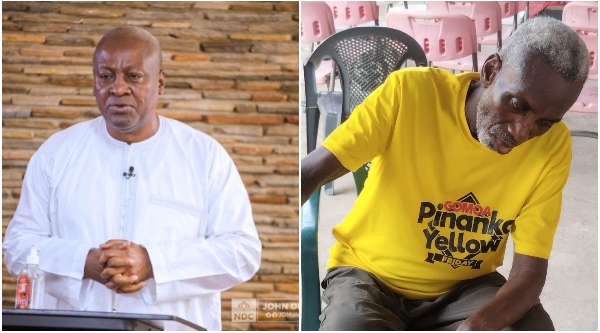 Highlife legend KK Kabobo receives support from Mahama, GHAMRO amid liver disease battle