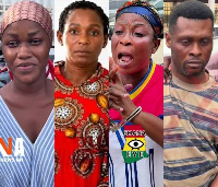 L-R: Aminat Mahama, Camila Alhassan, Rita Konadu and Prince Aboagye
