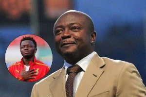 Sulley Muntari has revealed how seeing Abedi Pele in the stands boosted his morale