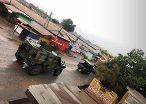 The military conducted a swoop in Ashaiman on Tuesday