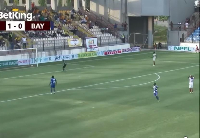 The ball rolling into an empty net