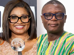 GTA CEO Maame Efua Houadjeto and sports minister Kofi Adams GTA CEO Maame Efua Houadjeto and sports minister Kofi Adams