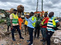 Jospong Chairman inspects flood-hit areas as Accra battles worsening drainage issues