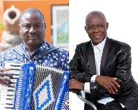 Gospel musicians, Edward Akwasi Boateng and Prof Kofi Abraham