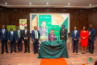 Dignitaries in a group photo at the launch