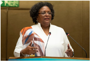 Barbados prime minister Mia Amor Mottley bin thank Ghana president say im gree to export nurses