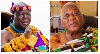 Otumfuo Osei Tutu II  and the lateDaasebre Dr. Amankona Diawuo