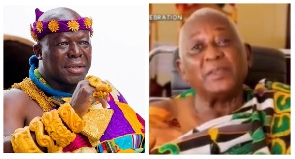 Otumfuo Osei Tutu II  and the lateDaasebre Dr. Amankona Diawuo