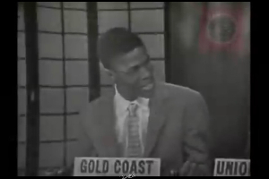 18-year-old Alfred Clayton Bannerman during the debate