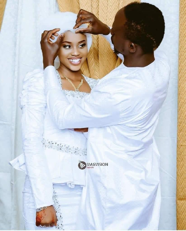 Sadio Mane and his wife