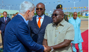 President Pavel and Julius Debrah