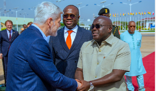 President Pavel and Julius Debrah