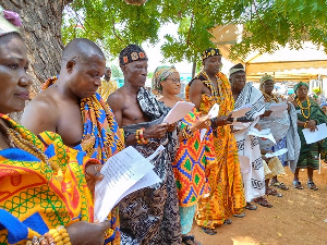 Some newly inducted chiefs and queens