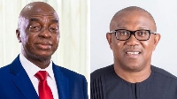 Di founder of Living faith David Oy and LP presidential candidate Peter Obi