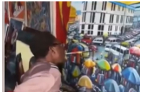 Joel Acheampong is a Ghanaian artist
