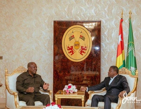 President-Elect John Mahama and Togo's President Faure Gnassingbé