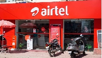A front view of an Airtel shop