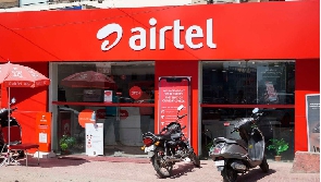 A front view of an Airtel shop