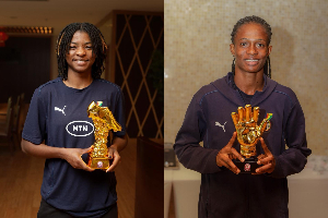 Black Queens duo Doris Boaduwaa and Cynthia Findiib Konlan